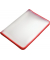 Transparent-Portfolio, A3, rot, Folie matt, mit Textil-Reißverschluss