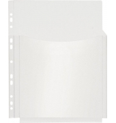 Katalog-Faltenhülle 40804-00 3/4 Abdeckung, oben offen, A4 klar, oben offen, 0,2mm