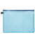 Reißverschlußtasche Mesh Bag PVC A4 347x262mm farblos/blau