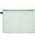 Reißverschlußtasche Mesh Bag PVC A4 347x262mm farblos/grün