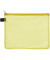 Reißverschlußtasche Mesh Bag PVC A5 244x190mm farblos/gelb