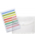 Dokumententaschen Index transparent matt und transparent