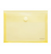 Dokumententasche 40114-64, A5, transluzent gelb, Polypropylen (PP), Klettverschluss