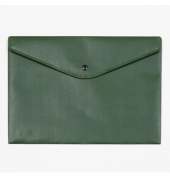 Dokumententasche 40111-50, A4, gr&uuml;n, Polypropylen (PP), Druckknopfverschluss