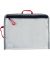 Bungee-Bag, A5, PVC-frei, grau/rot, PVC-frei, 2 rote Halteschlaufen zum