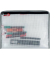 Bungee-Bag, A5, PVC-frei, grau/rot, PVC-frei, 2 rote Halteschlaufen zum