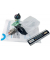SnapBag, DIN A6, schwarzer Saum, farblos klar transparent, PVC-frei,