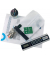 SnapBag, DIN A6, schwarzer Saum, farblos klar transparent, PVC-frei,