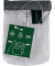 SnapBag, DIN A7, grauer Saum, farblos klar transparent, PVC-frei, mit