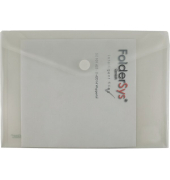 Dokumententasche FolderGreen 40701-00, A4, transparent farblos, Polypropylen (PP), Klettverschluss