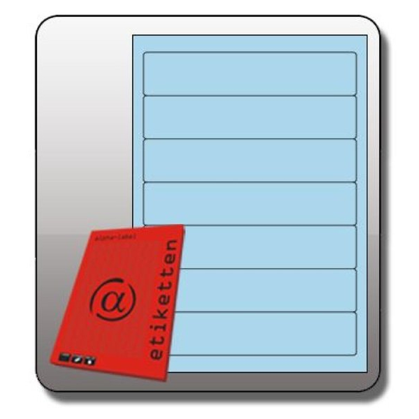 4250062155293 - selbstklebende Rückenschilder 5529 blau 190x38mm selbstklebend  4250062155293 Alpha label