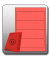 Rückenschild 5534 rot 190x61mm selbstklebend 