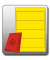 Rückenschild 5535 gelb 190x61mm selbstklebend 