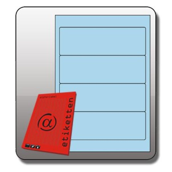 4250062155378 - selbstklebende Rückenschilder 5537 blau 190x61mm selbstklebend  4250062155378 Alpha label