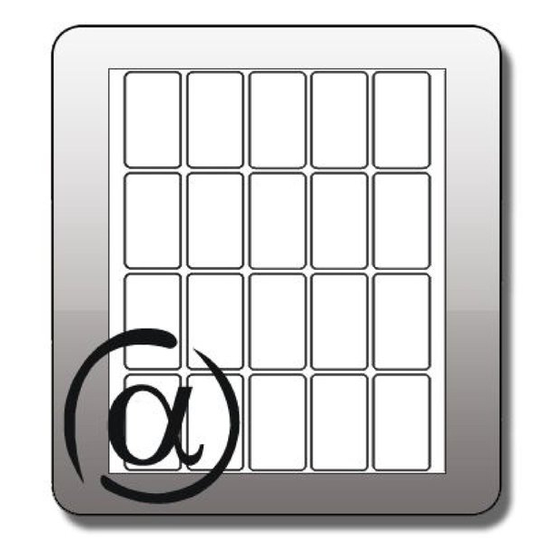 4250062158058 - Etiketten Handbeschriftung 40x19mm weiss permanent selbstklebend 4250062158058 alpha - label 5805