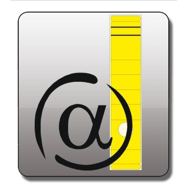 4250062158874 - selbstklebende Rückenschilder 5887 gelb 280x60mm selbstklebend  4250062158874 Alpha label