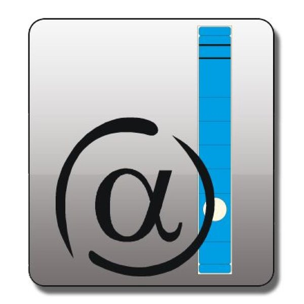 4250062158935 - Rückenschild langschmal selbstklebend Farbe blau 4250062158935 Alpha label