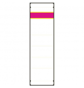 R&uuml;ckenschilder 5995, wei&szlig;, breit/kurz, 61x190mm, selbstklebend