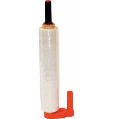Hand-Stretchfolienabroller 244140532 bis 500mm rot leer 