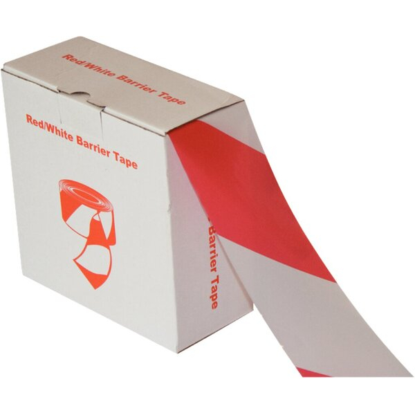 4250414102432 - Absperr- Flatterband rot weiß 500mx72mm 4250414102432 Smartbox Pro