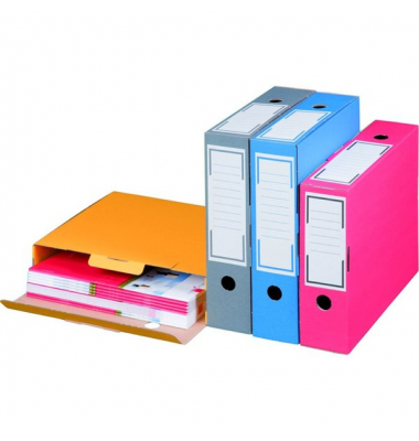 Archivbox 226161220, A4, grau, innen 315x96x260mm, Pappe