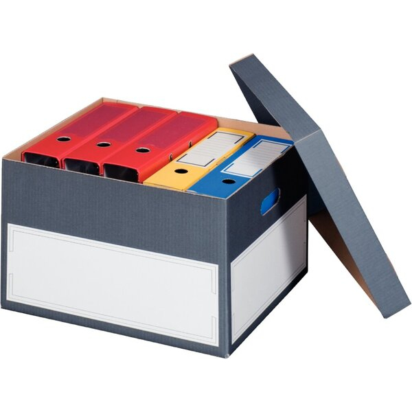 4250414103606 - Archivbox 227160705 A4 grau innen 44x38x29cm (TxBxH) Pappe 4250414103606 Smartbox Pro