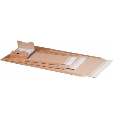 Universalverpackung C4+, braun, haftklebend, Aufreißfaden