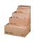 Versandkarton Mail-Box M 00069030 braun, bis DIN Dokumenten- oder Warenversand von Artikeln bis zum A4-&Uuml;berformat, Versand mit D
