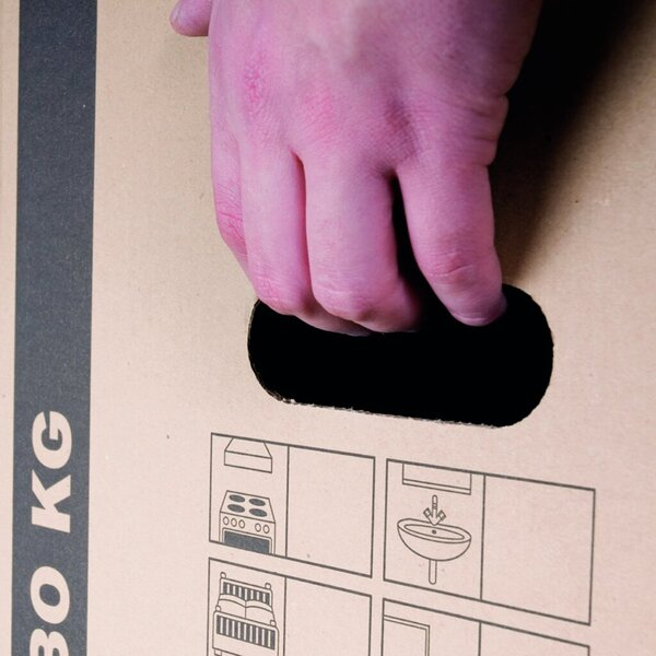 4250414106522 - Umzugskartons Cargobox Plus S 222105401 braun schwarz bis DIN A4+ innen 400x320x320mm Karton 2-wellig 4250414106522 Smartbox  10 Stück