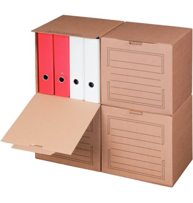 Archivcontainer 227100105, braun, innen 297x334x330mm, Pappe