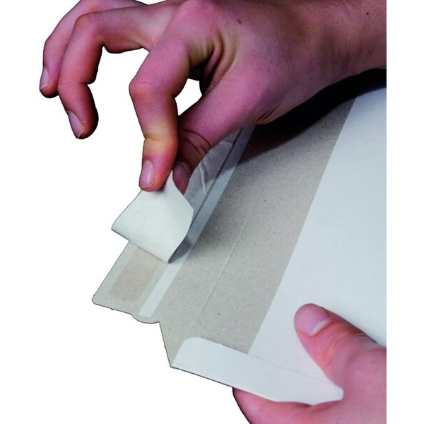 4250414107208 - Versandtaschen Vollpappe C4 ohne Fenster selbstklebend 400g weiß 342x255mm 4250414107208 Smartbox Pro