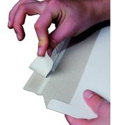 Versandtaschen Vollpappe B4 ohne Fenster selbstklebend 400g weiß 365x285mm