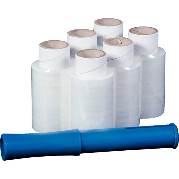 4250414107581 - Stretchfolie Mini 249190101 100mm x 150m transparent 15µm + 1 Handabroller 4250414107581 6 Stück