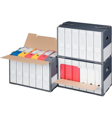 Archivcontainer 227160510, grau, innen 498x295x322mm, Pappe