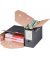 Archivbox 226161310, A4, grau/wei&szlig;, innen 33x12x26,5cm (TxBxH), Pappe