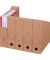 Archivbox 00069090, braun, innen 260x75x315mm, Pappe