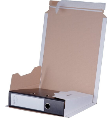 Ordnerversandkarton 211114620 weiß, für 1 Ordner 35-80mm, innen 320x290x35-80mm