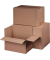 Faltkarton 212102010 braun, bis DIN A4, innen 320x220x80-190mm, Wellpappe