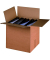 Ordnerversandkarton 00069066 braun, für 4-5 Ordner, innen 325x290x325mm, Wellpappe 1-wellig