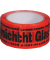 Signalpackband 245141336, Bruchgefahr, 50mm x 66m, rot/schwarz