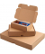 Maxibriefkarton 211107825 braun, porto-optimiert, bis DIN A5, innen 225x155x45mm, Wellpappe