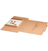 Kalenderverpackung 311103101 braun, bis DIN A3, innen 420x310x10mm, Wellpappe