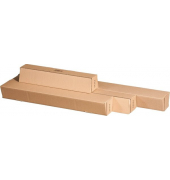 Versandhülse Trapez 212103020 braun, bis DIN A2, innen 435x105/55x75mm, trapezförmig, Wellpappe 2-wellig