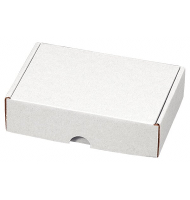 Maxibriefkarton 211117725 weiß, porto-optimiert, bis DIN A6, innen 160x113x42mm, Wellpappe
