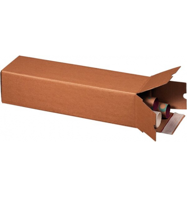 Versandhülse Planbox 311600110 braun, bis DIN A1, innen 610x105x105mm, viereckig, Wellkarton