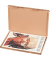 Großbriefkarton Planbox 322101025 braun, porto-optimiert, bis DIN A4, innen 345x245x17mm, Wellkarton
