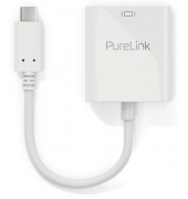 Adapter USB-C auf HDMI 4K60 iSerie, 0,10m, weiß, für Auflösungen bis zu