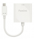 USB-Kabel iSerie IS190, 0,1m, USB-C DVI, wei&szlig;