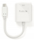 USB-Kabel iSerie IS220, 0,1m, USB-C VGA, wei&szlig;