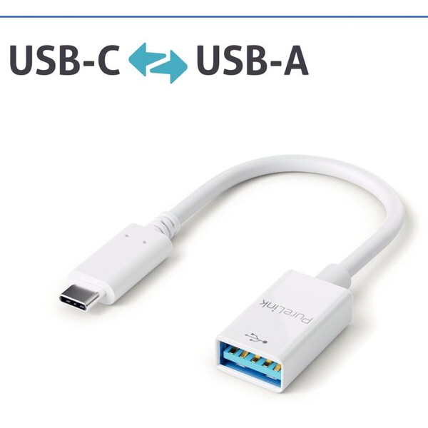 4251364718988 - Adapter USB-C auf USB-A 31 Gen 1 weiß 010 m iSerie 5Gbps und 4251364718988 PureLink
